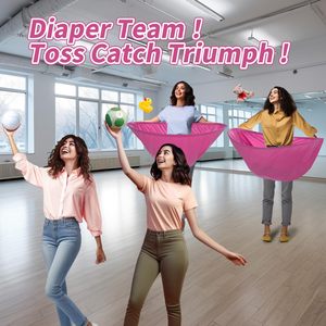 Filet de jeu de balle rose de 21 pouces pour enfants, jouet d'activités ludiques en plein air - Product Image 5