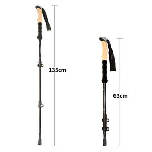Bâton de randonnée ultraléger en alliage d'aluminium 7075 télescopique pliable bâtons de trekking pour femmes hommes - Product Image 3
