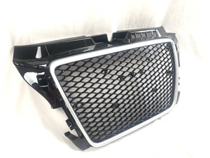 Grille de radiateur noir brillant véritable Sportback <span class=keywords><strong>RS3</strong></span> <span class=keywords><strong>LOOK</strong></span> GRILL <span class=keywords><strong>8P</strong></span> 2008-2012 pour <span class=keywords><strong>A3</strong></span> <span class=keywords><strong>8P</strong></span> - Product Image 4
