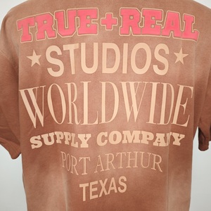 <strong>Custom</strong> Logo Print Over Sized 280Gsm <strong>Sun</strong> Faded Men T <strong>Shirt</strong> and Shorts Fire Logo Men'S T-<strong>Shirt</strong> Sets - Product Image 3