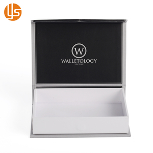 Caja <span class=keywords><strong>embalaje</strong></span> de cartón negro, Cajas de Regalo personalizadas con logotipo de tapa magnética, venta al por mayor de fábrica - Product Image 2