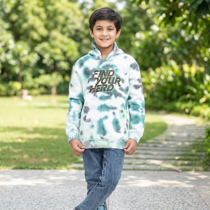Sudadera con Capucha para Niños, Personalizada con Logotipo, 350 g/m², 100 % Algodón, Impresión Digital Invernal, Venta al Por Mayor Premium - Product Image 1
