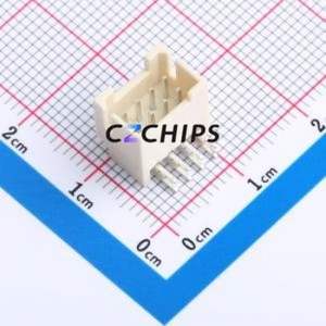 PHB2.0-02-8PWZ Wire-to-Board Pin Header Bent Lead Through Hole,P=2mm Connector 2x4P 2mm Right Angle Insert PHB - Product Image 1