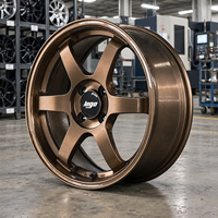 Jantes forgées RUJ RAYS TE37 SONIC TIME ATTACK EDITION en alliage, 15-22 pouces, 5x114.3 5x120 pour Supra BMW F80 Subaru WRX Civic