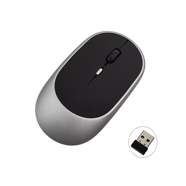2.4G USB Wireless New BT Mouse Portable Thin 3D/4D 3 Adjustable DPI Optical Custom Logo Computer Gaming Mouse Rechargeable