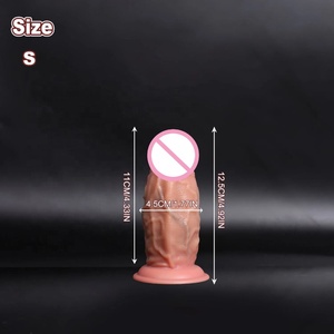 Dildo en silicone sans testicules, pénis artificiel pour femmes, dispositif de plaisir personnel, pénis en silicone souple, produits pour adultes en gros - Product Image 2