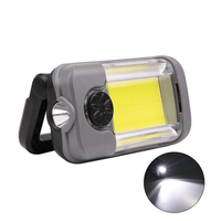 Tragbare COB+XPE LED-Taschenlampe, USB wiederaufladbar, weißes Licht, Magnethaken, IP55 wasserdicht, Werkstatt, Autoreparatur, dimmbar