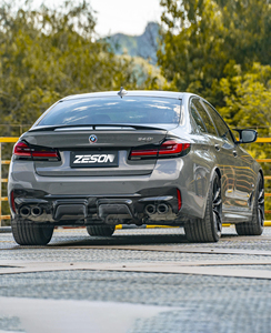 Difusor Trasero Estilo AC de Fibra de Carbono Real para <span class=keywords><strong>BMW</strong></span> Serie 5 G30 F90 M5 M Sport 530i 540i 2018-2023, Kit de Carrocería - Product Image 5
