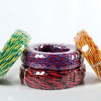 Câble Électrique RVS 1mm Rouge Noir, Fil de Cuivre Électrique 2.5mm, Câble RVS Résistant au Feu 2*1.5mm 2.5mm, Câble Électrique pour Maison