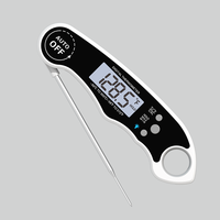 Quick Response Digital Waterproof Plastic Food Thermometer for Cooking BBQ Grill with Backlight OEM/ODM Available