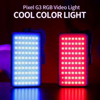 Offres Spéciales Pixel G3 RGB VIDÉO Lumière Avec Intégré Tilt Support Pour Youtube Tiktok Vivent Photographie Studio Lampe