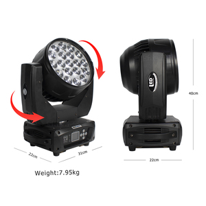 Hai năm bảo hành 19x15w Zoom rửa 19x15 di động đầu <span class=keywords><strong>LED</strong></span> di chuyển ánh sáng shehds IP20 RGBW Vòng Tròn điều khiển hiệu quả tiết kiệm năng lượng - Product Image 4