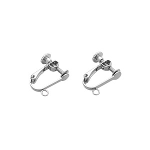 Stainless Steel Adjustable <b>Clip</b> <b>On</b> <b>Earrings</b> Screw Type DIY Jewelry Accessories Unisex - Product Image 1