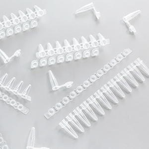 Tubes PCR en plastique de laboratoire de 0,2 ml, bandelettes de 8 et 12 tubes pour usage en laboratoire - Product Image 4