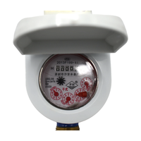 Multi Jet Brass Body RF IC Card Water Meter, Prepayment Intelligent Water Meter With LCD Display for Property Fee Management