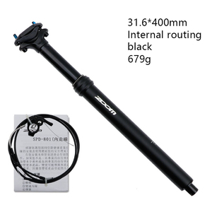 Tige de Selle Réglable à Télécommande ZOOM pour VTT 30.9/31.6mm, Raccordement Interne/Externe, Pièces de Tube de Selle de Vélo - Product Image 6