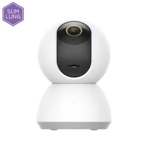 Xiaomi — caméra de surveillance IP WiFi 2K (Mijia), dispositif de sécurité domestique, babyphone vidéo, avec Vision nocturne infrarouge, Audio bidirectionnel, 360 °, en Stock, Version internationale