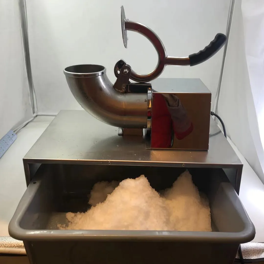 Dropshipping OEM वाणिज्यिक बर्फ आनेवाला मशीन अर्ध स्वचालित कुचल बर्फ ब्रेकर