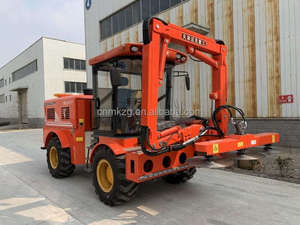 Déchiqueteuse de bois de chauffage diesel, fendeuse de bûches, débroussailleuse automotrice montée sur véhicule pour bandes centrales de talus routiers - Product Image 3