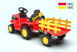 Nuevo Auto de Juguete con Motor de 6V para Niños, <span class=keywords><strong>Tractor</strong></span> Eléctrico con Control Remoto y Pedal de Potencia, Regalo de Cumpleaños y Navidad para Edades de 2 a 4 Años - Product Image 3