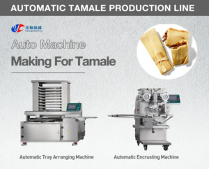 Máy làm bánh tamale tự động công suất cao, máy sản xuất đa chức năng, thiết bị nhồi nhân và bọc vỏ, máy làm bánh cuốn - Product Image 3