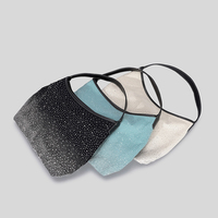 2023 à la mode mode sac à bandoulière pierre perle luxe métallique or cuir sac à main cristal strass sac de soirée pour dame filles