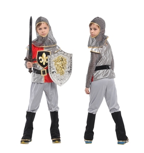 Royal Little Warriors Exquisita Ropa Venta al por mayor Halloween Boys Fancy Party Cosplay Disfraces - Product Image 1