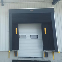 Joint d'étanchéité de quai de chargement en alliage d'aluminium avec ouverture latérale électrique, joint de porte de chargement anti-collision, garantie de 2 ans