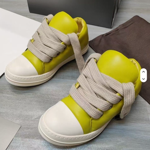 Zapatos Casuales <span class=keywords><strong>de</strong></span> Cuero Negro <span class=keywords><strong>de</strong></span> Lujo para Hombre, con Punta Gruesa, a la Moda, para Exteriores, para Todas las Temporadas, Estilo Owens - Product Image 3