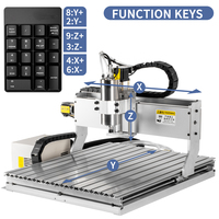 Hobby Diy Mini Cnc Laser 6040 1500W Desktop Mini Cnc Graveermachine Cnc Router Machine Voor Hout Pcb Aluminium Messing Acryl