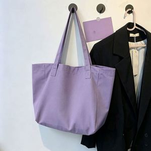 Eco-Friendly Canvas Tote Custom Design Shoulder <b>Handbag</b> Shopping Bag - Product Image 1