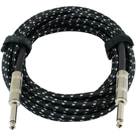 Werkseitig angepasstes 6M-Gitarrenkabel mit geräuscharmem Kabel 6,35mm Mono-Buchsen-Verlängerung kabel für E-Gitarre