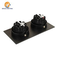 La Chine prix d'usine réglable intérieur en aluminium COB carré encastré plafond Downlight Led Spotlight