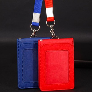 Porte-badge rétractable en cuir avec nom et identifiant, prix compétitif d'usine, pas de minimum - Product Image 6