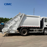 Camion Compacteur de Déchets CIMC 9m³ 7 Tonnes à Chargement Arrière Shacman L3000 Euro 2 LHD pour l'Algérie et l'Afrique