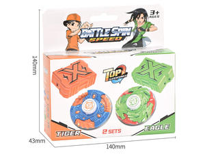 SY Boys Top Front Burst War Spirit Competitive Spinning Gyro Competitive Game Toys Kids Cool Rotation Fighting Gyro Play Sets - Product Image 6