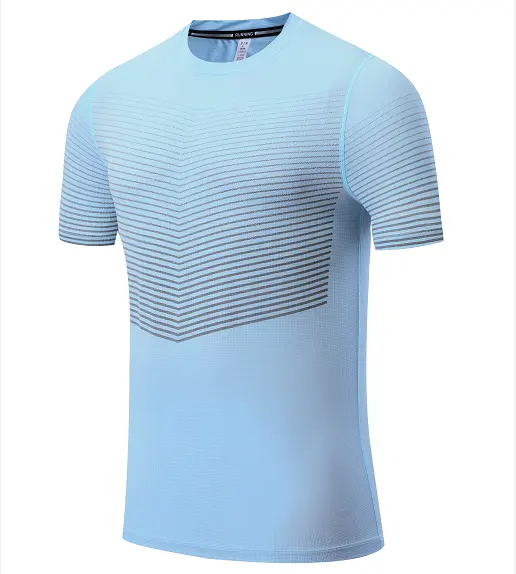 Quick Dry Verfügbare Yoga T-Shirts Neues Modell gute Qualität Auf Lager Sport Running T-Shirt Herren