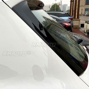 สปอยเลอร์หลังกระจกสีดำเงา พร้อมครีบข้างสำหรับตกแต่ง VW Tiguan MK2 ปี 2017 2018 2019 2020+ / MK1 ปี 2007-2016 สีดำเงา 2 ชิ้น - Product Image 5