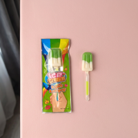 IJsjesvormige harde lolly's, tweekleurig ijsdesign, fruit smaak, zoete suiker, bulkverpakking, kinder snoepjes, nieuwigheidssnoep