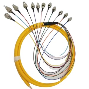 LC SC ST FC PC UPC APC Dây Nối Sợi Quang <span class=keywords><strong>SM</strong></span> 0.9Mm Đơn Mode Pigtail 12 Lõi Pigtail - Product Image 4