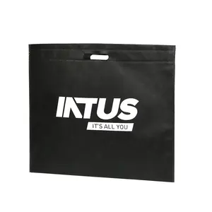 Wholesale Cheap Manufacture Eco Friendly Reusable die cut non woven bag Promotion Printed Your Own Logo