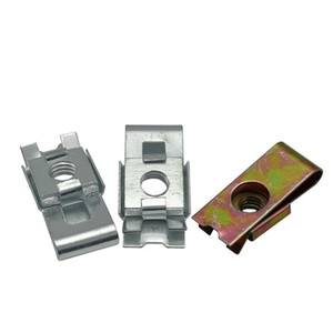 Écrous à clipser carrés M3 M4 M5 M6 personnalisés, clips de fixation en U pour automobile - Product Image 1