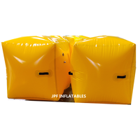 Bouées cube gonflables étanches à l'air pour sports nautiques triathlon, bouées cube gonflables avec logos sur 5 côtés