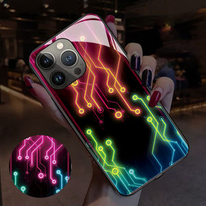 BANGLASS téléphone intelligent lumineux <span class=keywords><strong>iphone</strong></span> 15 <span class=keywords><strong>pro</strong></span> max étui Intelligent musique commande vocale pour <span class=keywords><strong>iphone</strong></span> Samsung étuis de téléphone portable - Product Image 6