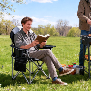 Venta al por mayor portátil camping sillas plegable ajustable Relax hispeed silla plegable Camping pesca césped silla para al aire libre - Product Image 1