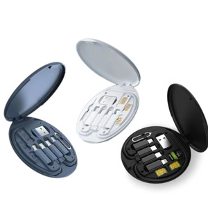 USB-C du lịch Adapter lưu trữ Box Kit với nhanh 3A sạc Sim chủ thẻ cho điện thoại di động máy tính & các thiết bị khác - Product Image 1