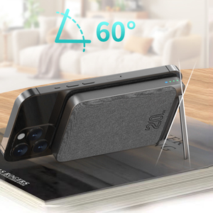 3 in 1 PD แท่นวางโทรศัพท์แบบพกพาชาร์จเร็วบางไร้สาย powerbank 10000mAh สีฟ้า Qi2ผอมสุดพาวเวอร์<span class=keywords><strong>แบ</strong></span>งค์แม่เหล็ก - Product Image 2