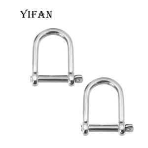 Manilles en acier inoxydable en forme de D Yifan M6 M8 M10 M12 avec vis et goupille, quincaillerie marine - Product Image 1