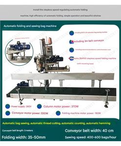 Machine à coudre semi-automatique industrielle et commerciale pour sacs en papier kraft et sacs tissés – Machine à fermer les sacs en papier - Product Image 3