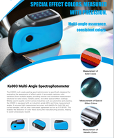 Espectrofotómetro Multiángulo 3nh KS003 KS006 KS012 para Pintura Metálica Perlada, Medición de Color de Efectos Especiales para Automóviles